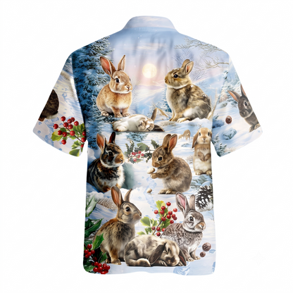 Rabbit Bunny Hawaiian Shirt For Men Women, Rabbit Lover Hawaiian Shirt HE0660