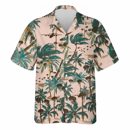 Paratrooper Tropical Men's Hawaiian Shirt, Paratrooper Hawaiian Shirt For Veteran HE0650