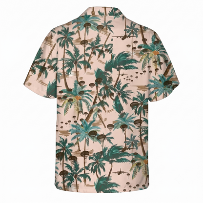 Paratrooper Tropical Men's Hawaiian Shirt, Paratrooper Hawaiian Shirt For Veteran HE0650