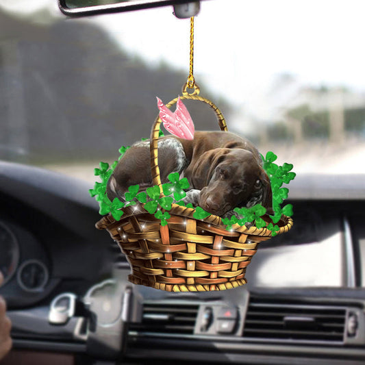 German Shorthaired Pointer Sleeping Lucky Fairy Two Sided Ornament, Dog Lover Gifts OO0287