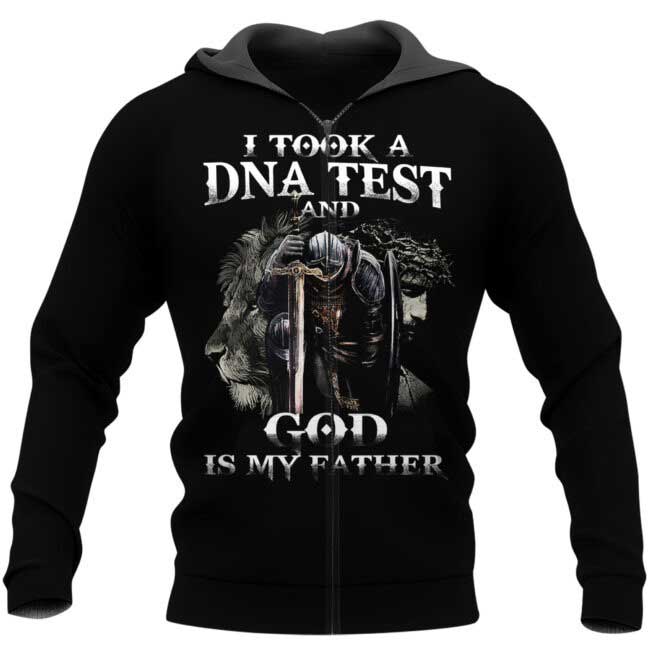 I Took A Dna Test And God Is My Father 3D All Over Printed Shirts TO0135