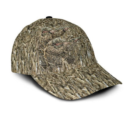 Lasfour 3D All Over Print Baseball Cap Mallard Duck Hunting Classic Cap CA0470