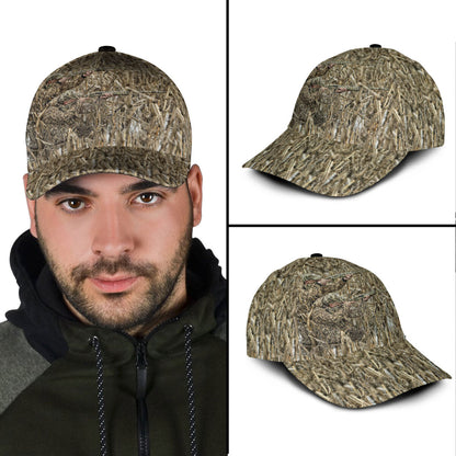 Lasfour 3D All Over Print Baseball Cap Mallard Duck Hunting Classic Cap CA0470