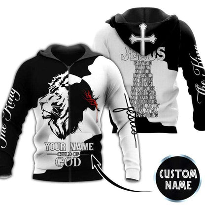 Personalized Premium Jesus 3D All Over Printed Shirts Hoodie, Sublimation 3D Zip Hoodie Tee 3D Jesus TO0243