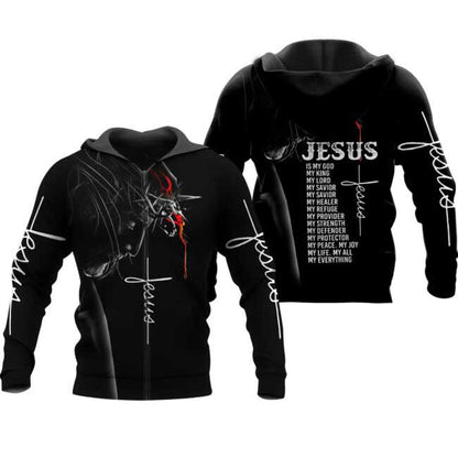 Christian Jesus 3D All Over Printed Shirts Sublimation Jesus Hoodie Tank Top Jesus 3D Shirts TO0233