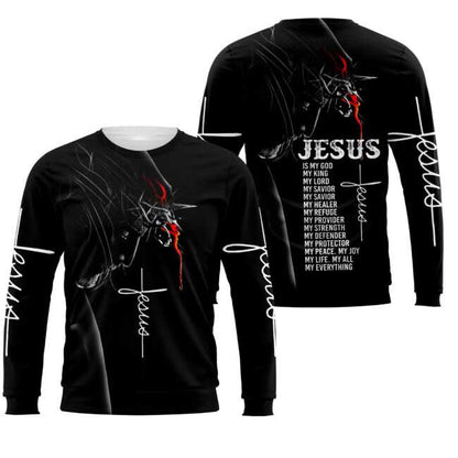 Christian Jesus 3D All Over Printed Shirts Sublimation Jesus Hoodie Tank Top Jesus 3D Shirts TO0233