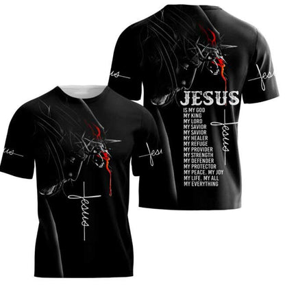 Christian Jesus 3D All Over Printed Shirts Sublimation Jesus Hoodie Tank Top Jesus 3D Shirts TO0233