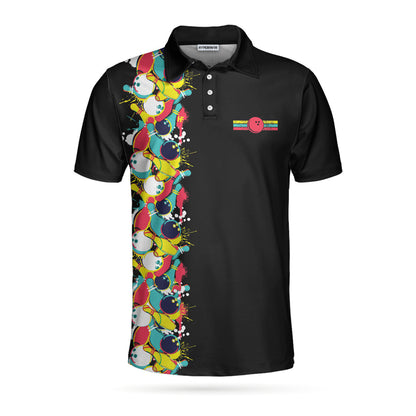Grab Your Balls We Are Going Bowling Polo Shirt, Black Bowling Shirt For Men Lasfour SO1424