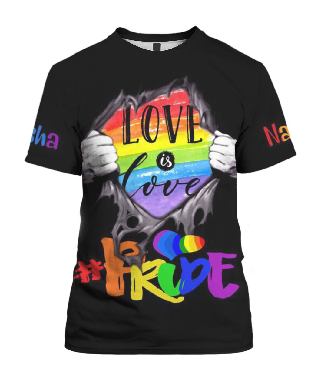 Custom LGBT Pride Shirts 3D All Over Printed, Support LGBT In Every Universe, Gift For Lesbian Couple Gay Gifts LO0936