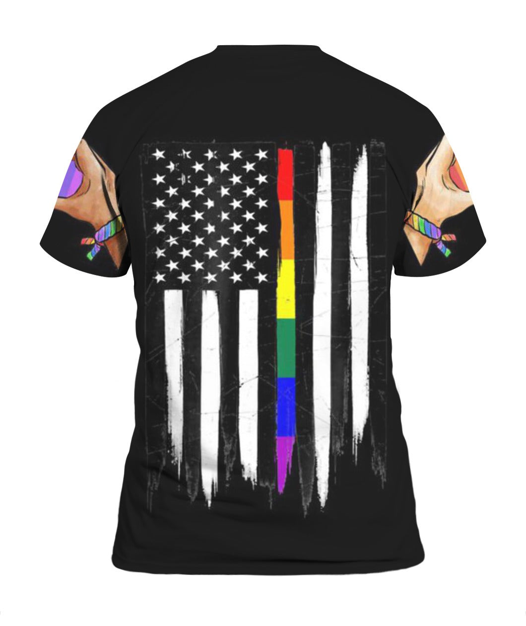 Lgbt 3D All Over Print T Shirt Love Is Love Rainbow Pride Shirts For Lesbian Gayer Pride Gifts LO0940