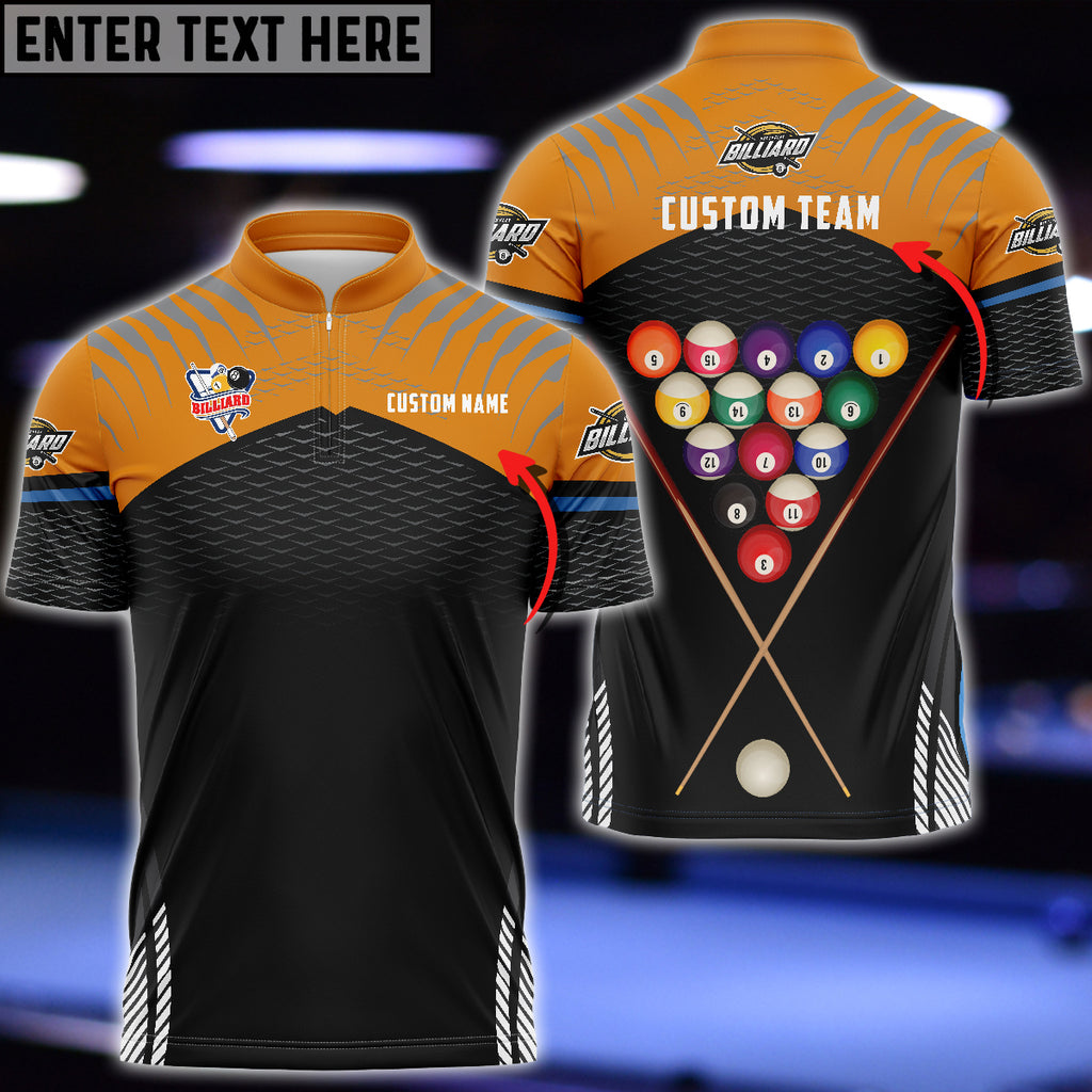 Custom Billiard Team Jersey Shirts For Men, Custom Billiard Shirts SO0835