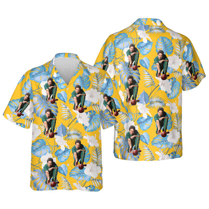Lawn Bowling You Want Tropical Style Custom Photo - Hawaiian Shirt - Personalized Photo Gifts HO4283