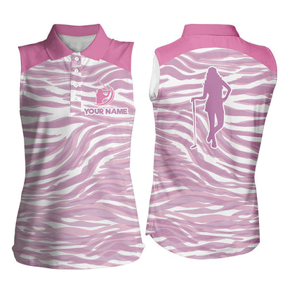 Pink Womens Golf Polo Shirts custom Pink Golf Shirt For Ladies, Gifts for Golf lovers GO0017