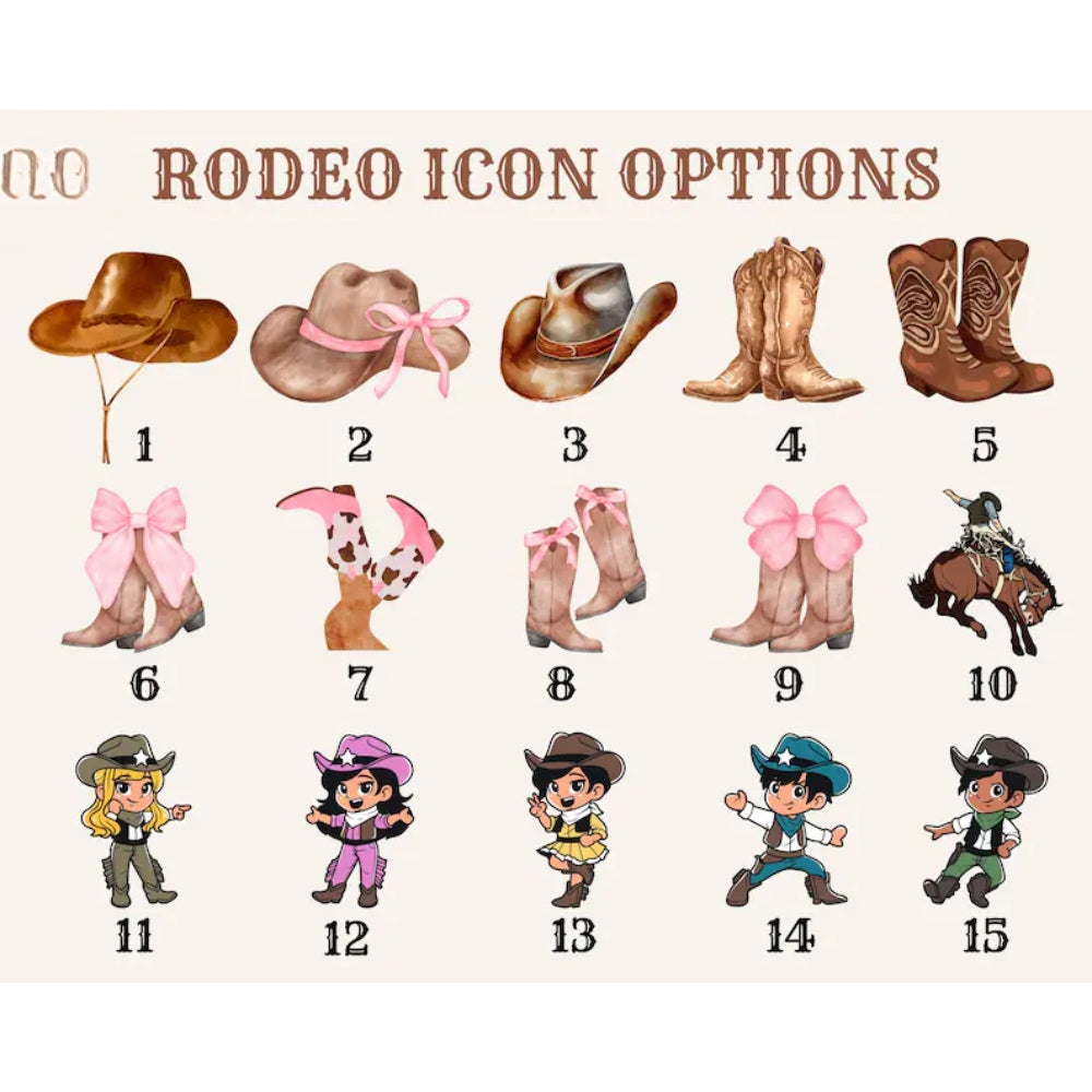 My First Rodeo Custom Cowboy Matching 1st Birthday Family T Shirts, Custom Western First Birthday Boy Family Shirts ET0358