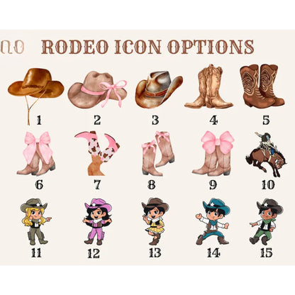 My First Rodeo Custom Cowboy Matching 1st Birthday Family T Shirts, Custom Western First Birthday Boy Family Shirts ET0358