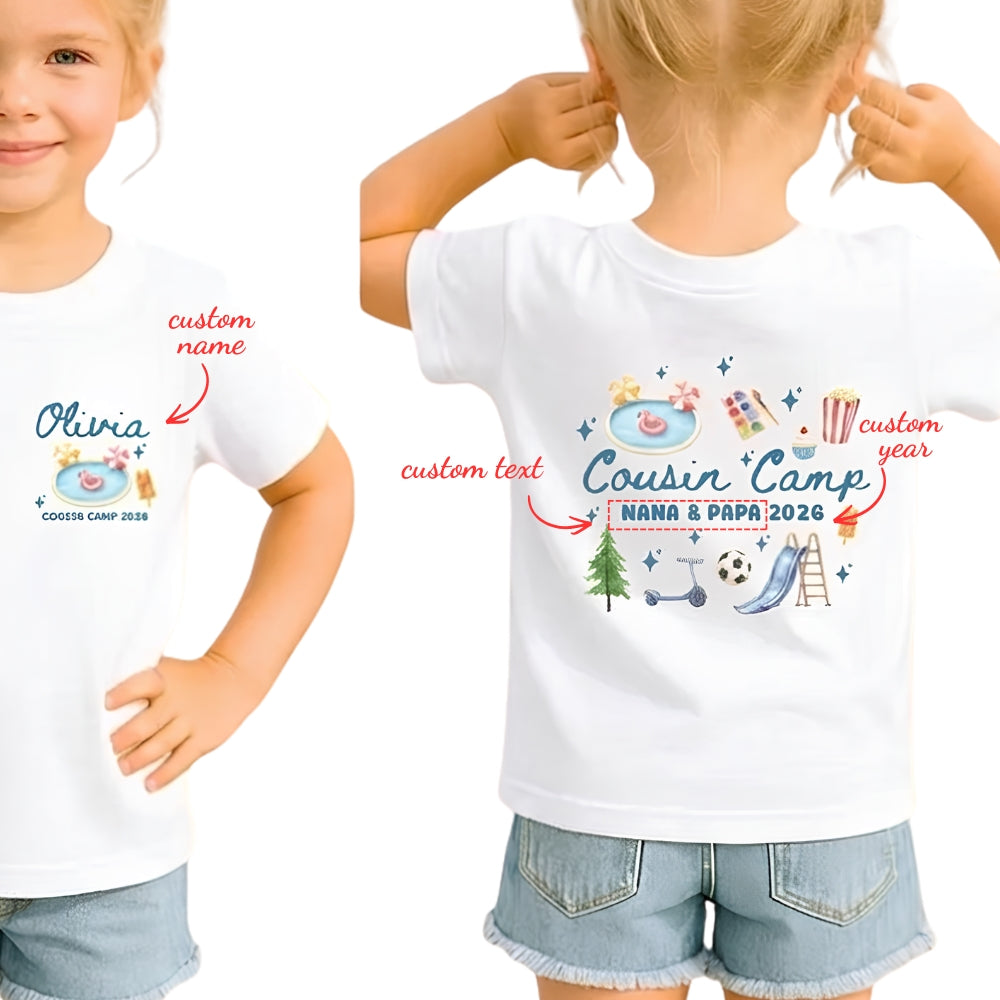 Personalized Cousin Camp Matching T Shirts, Custom Matching Cousin Camping Shirts For Family ET0783