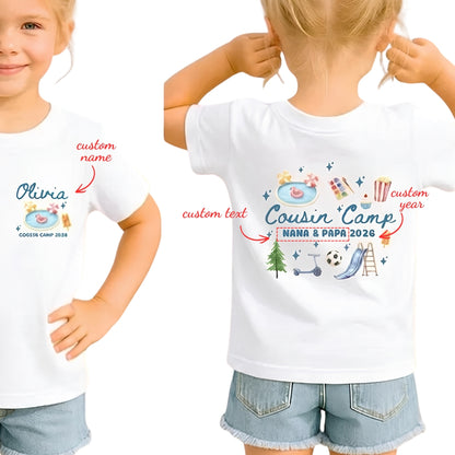 Personalized Cousin Camp Matching T Shirts, Custom Matching Cousin Camping Shirts For Family ET0783