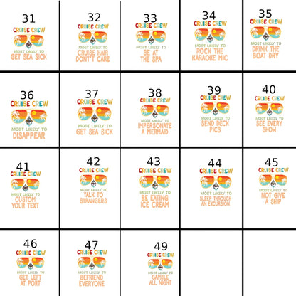 Custom Most Likely To Matching Family Cruise T Shirts, Custom Funny Cruise Shirts For Groups Family ET0106