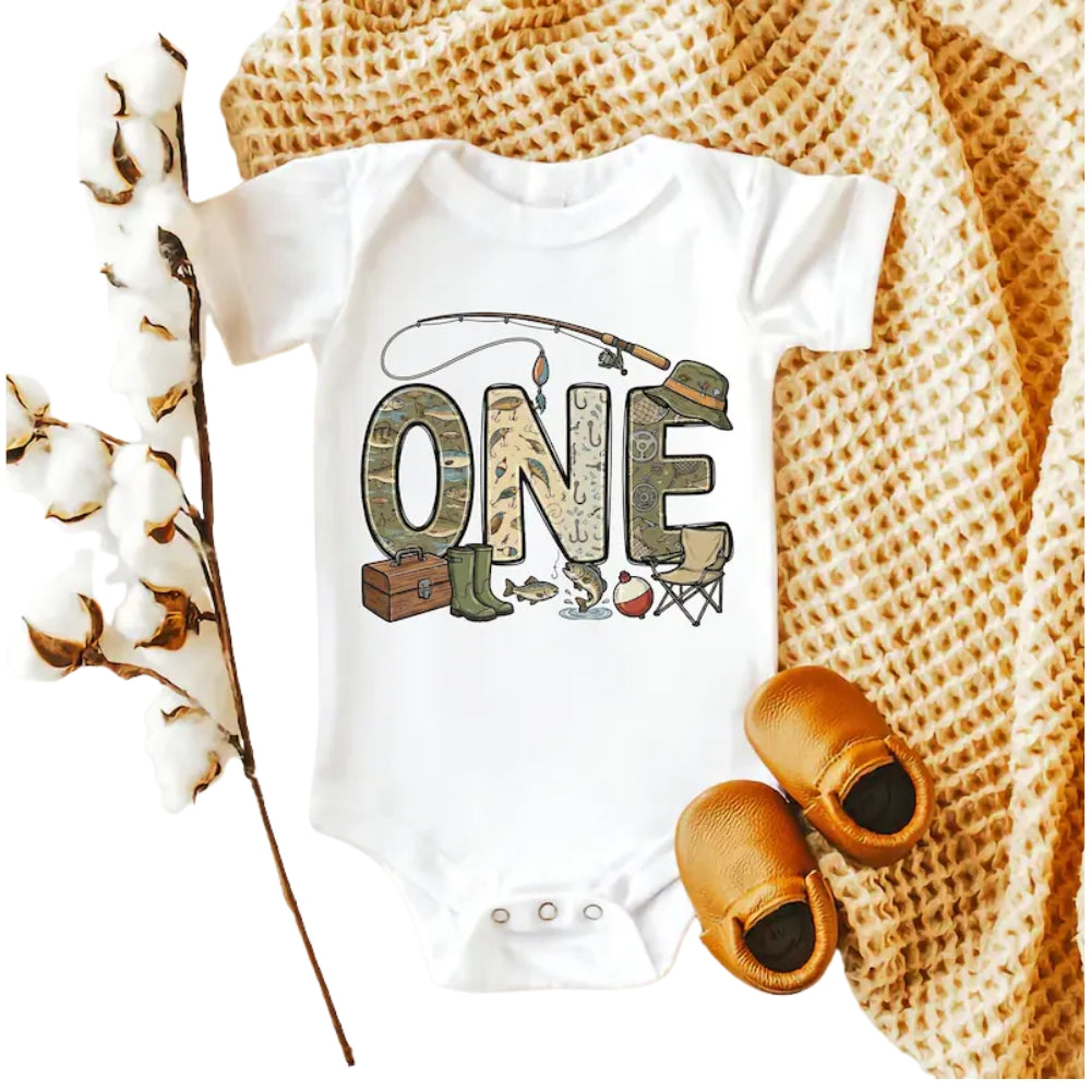 Dada Mama One Fishing Matching First Birthday Family T Shirt, 1st Birthday Fishing Shirt For Family ET1063
