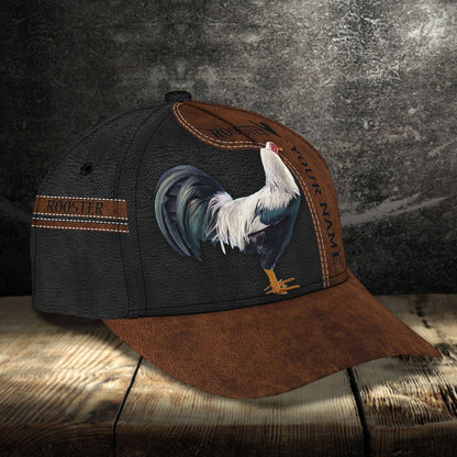 3D Classic Cap Rooster 02Personalize Name Cap 161 Lasfour CA1836