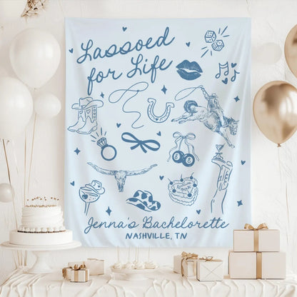 Custom Cowgirl Bachelorette Banner, Custom Western Bachelorette Party Sign WD0521