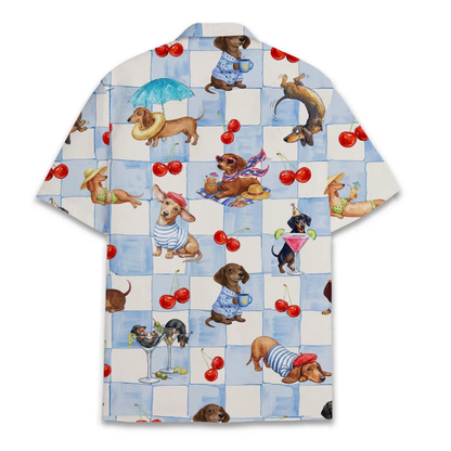 Funny Dachshund Hawaiian Shirt For Men Women, Dachshund Dog Hawaiian Shirt HE0684