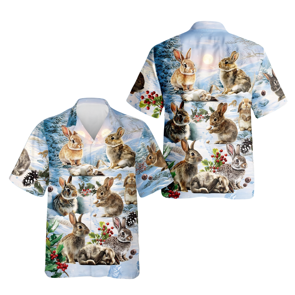 Rabbit Bunny Hawaiian Shirt For Men Women, Rabbit Lover Hawaiian Shirt HE0660