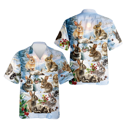 Rabbit Bunny Hawaiian Shirt For Men Women, Rabbit Lover Hawaiian Shirt HE0660