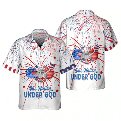 Independence Day Is Coming Crochet One Nation Under God 3D Full Print T Shirt, 3D Hoodie Pride 4Th July Strong American TO0157