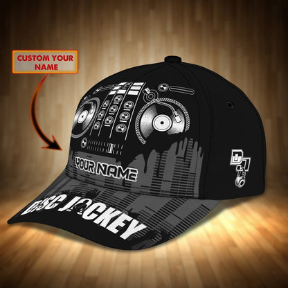 3D Classic Cap Dj Personalized Name Cap 02 Lasfour CA2160