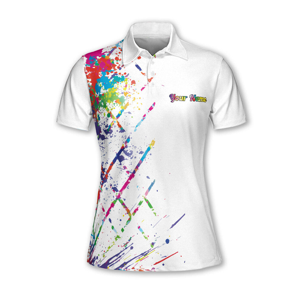 Talk Birdie To Me Custom Golf Polo Shirt Womens, Custom Funny Golf Shirts For Ladies GW0079