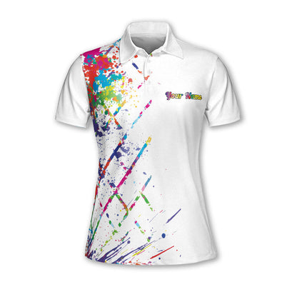 Talk Birdie To Me Custom Golf Polo Shirt Womens, Custom Funny Golf Shirts For Ladies GW0079