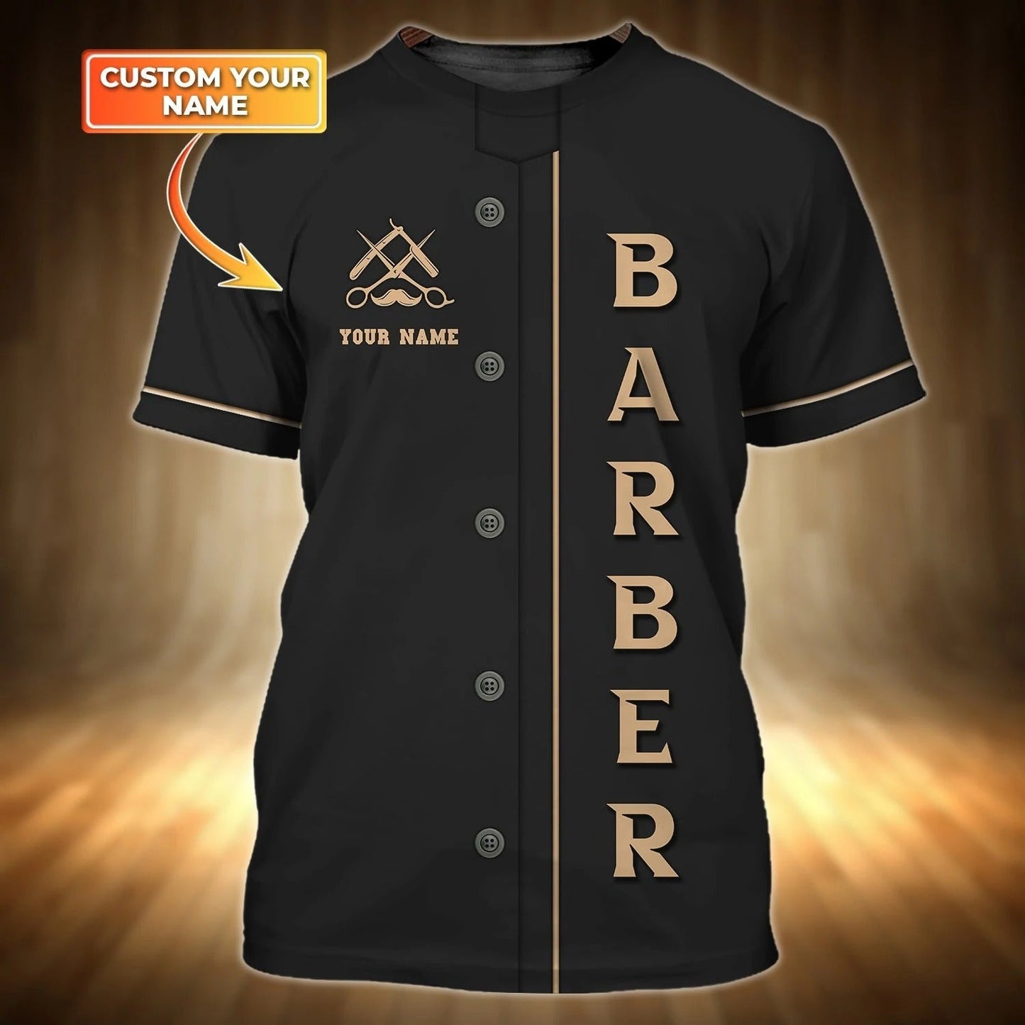 Personalized 3D All Over Printed Barber Shirt, Barber Tshirt 3D Full Printed, Gift For Barber TO0647