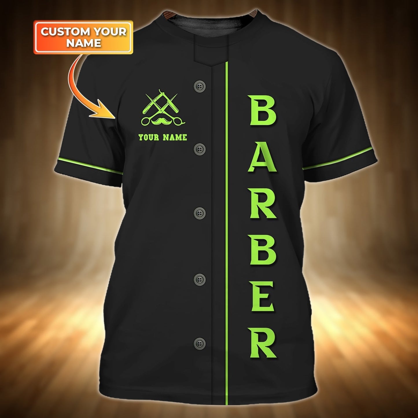 Personalized 3D Full Printed Barber Shop T Shirt, Barber Men Shirt, Gift For Barber Men TO0873
