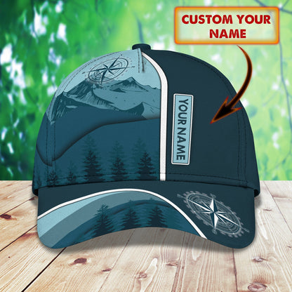 3D Classic Cap Mountain Personalized Name Cap Dp370 Lasfour CA1316
