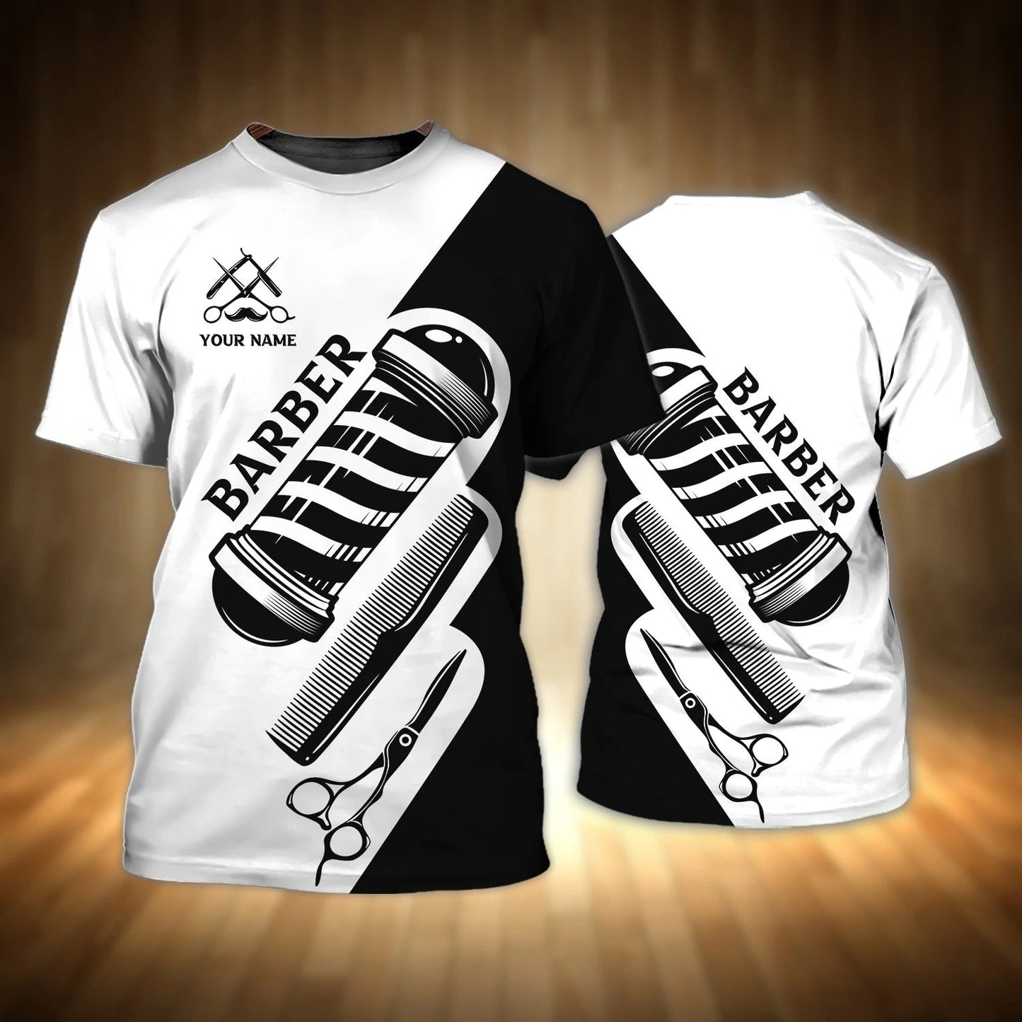 Personalized 3D All Over Print Barber Shirt, Present To A Professional Barber, Gift To A Barber Friend TO0659