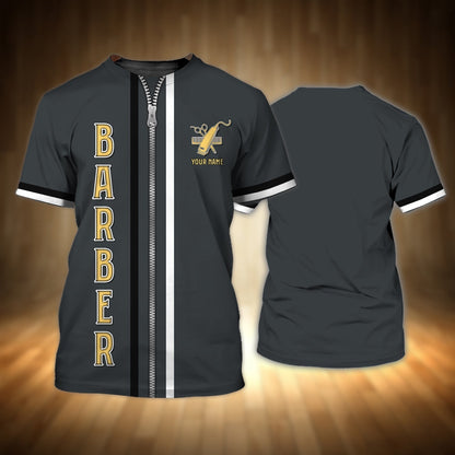 Customized Barber T Shirt 3D Full Print, Barber Shirts, Barber Gifts TO0874