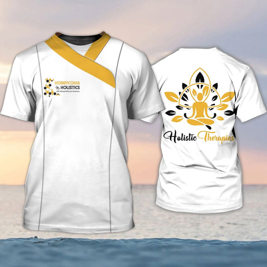Honeycomb Holistics 3D All Over Printed T Shirt Gift For Holistics TO1756