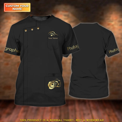 Photographer Shop Personalized Name 3D Tshirt Gift For Photographer TO2669