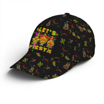 Cinco De Mayo Let Us Fiesta Funny Baseball Cap Lasfour CO0835