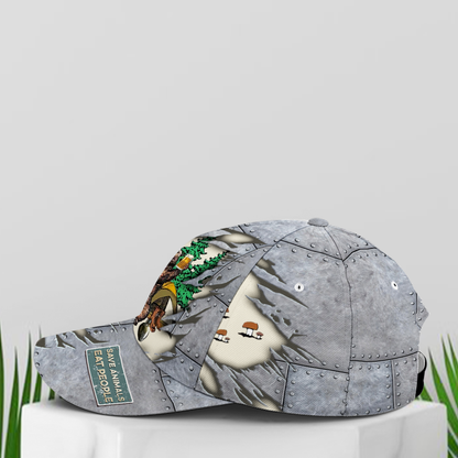 Save Animals Eat People Camping Baseball Cap Lasfour CO0738