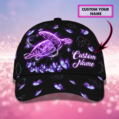 3D Classic Cap Turtle Personalized Cap 065 Lasfour CA0950