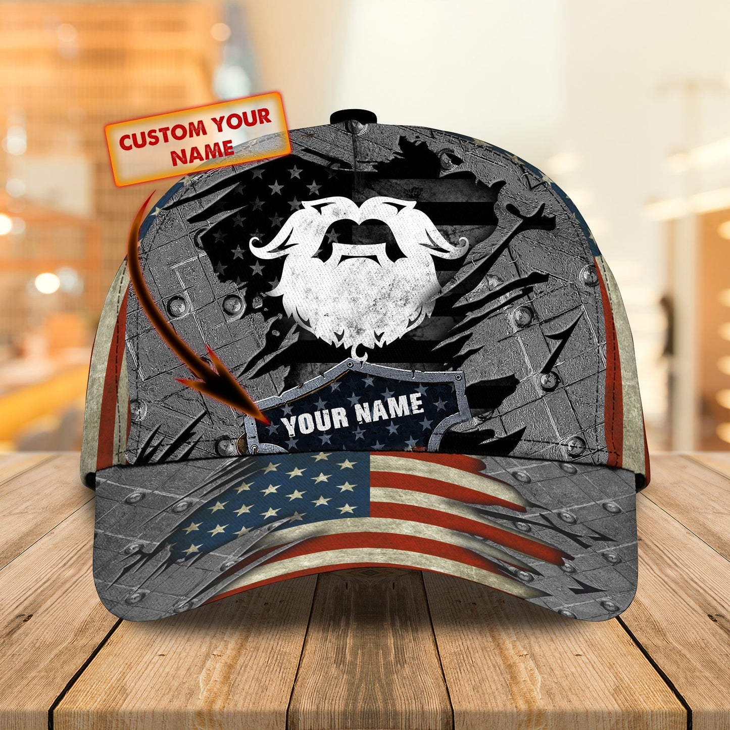 Beard Personalized Name Classic Cap, Gift For Beard CA0504