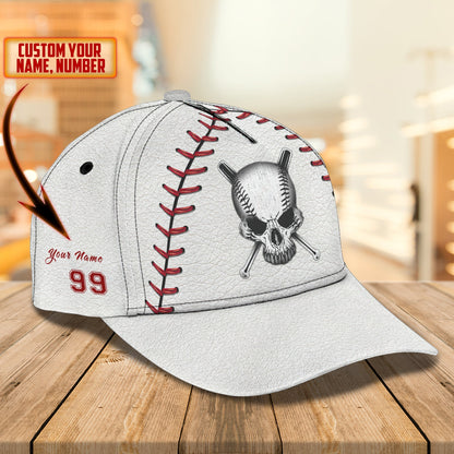 3D Classic Cap Baseball Player Personalized Name Cap For Baseball Lover 03 Lasfour CA0621