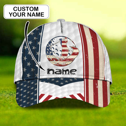 3D Classic Cap American Golfer 02 Customize Cap Lasfour CA0763