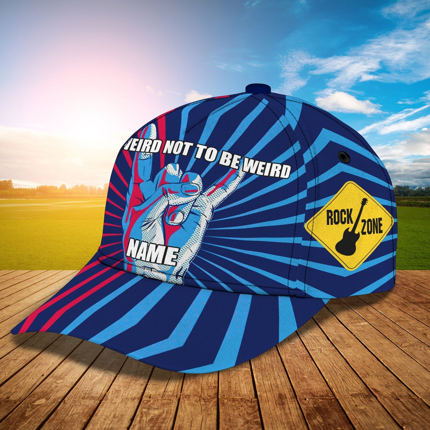 3D Classic Cap It'S Wierd Not To Be Wierd Lasfour CA0750
