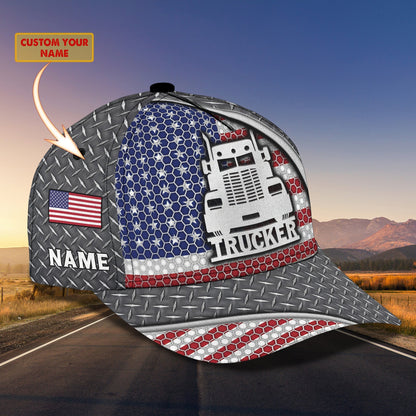 3D Classic Cap Tracker Cap2 Personalized Name Cap Lasfour CA0541