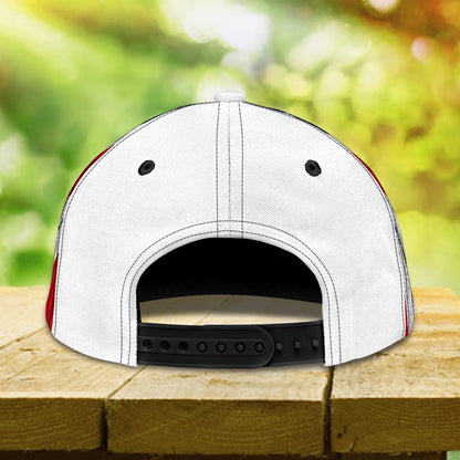 3D Classic Cap Love Camping Personalized Name Cap Lasfour CA1956