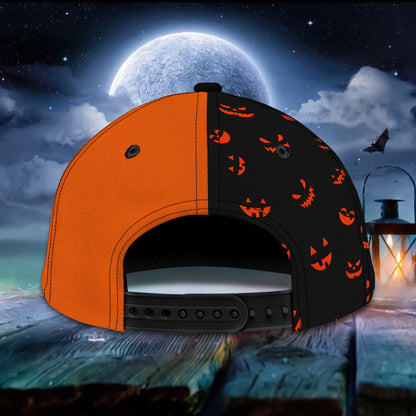 3D Classic Cap Halloween Personalized Name Cap Lasfour CA1509