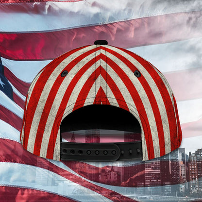 3D Classic Cap We Wear Red Personalized Name Cap Lasfour CA2379